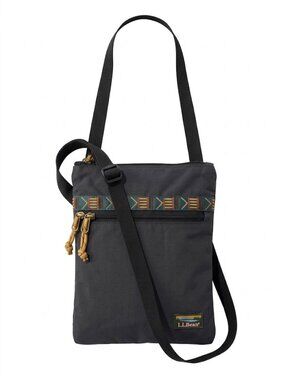 L.L. Bean Purse Womens Mountain Crossbody Bag Lightweight Southwest Embroidery